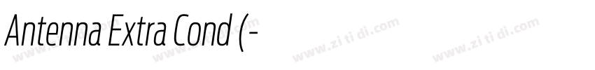 Antenna Extra Cond (字体转换